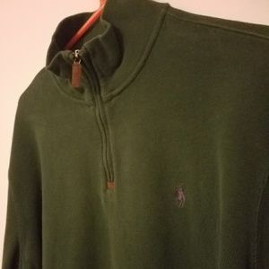 Vintage Polo green zip up.